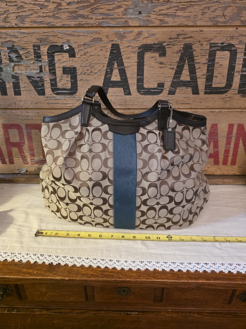Coach Signature Canvas Tote
